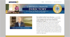 Desktop Screenshot of canfieldtrainerdirectory.com